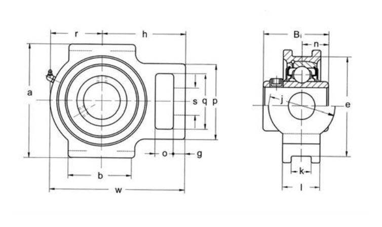 UCT204 BKL Brand Take Up Unit Bearing 20mm Bore