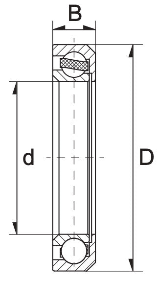 ACB3645-30ARS Headset Bearing 30x41.0x6.5mm 36x45 deg