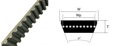 VS13X6X650 Variable Speed V-Belt