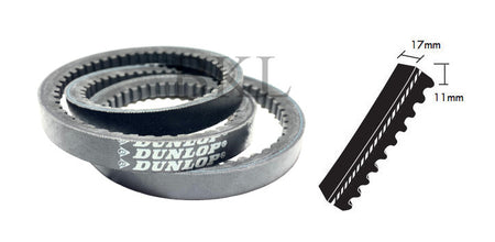 BX28 Dunlop Cogged Wedge Belt