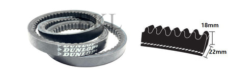 XPC2120 Dunlop Cogged Wedge Belt