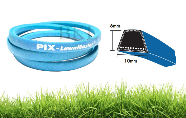 3L180K PIX Lawn Master 10x6mm Blue Dry Cover Kevlar Wrapped V-Belt