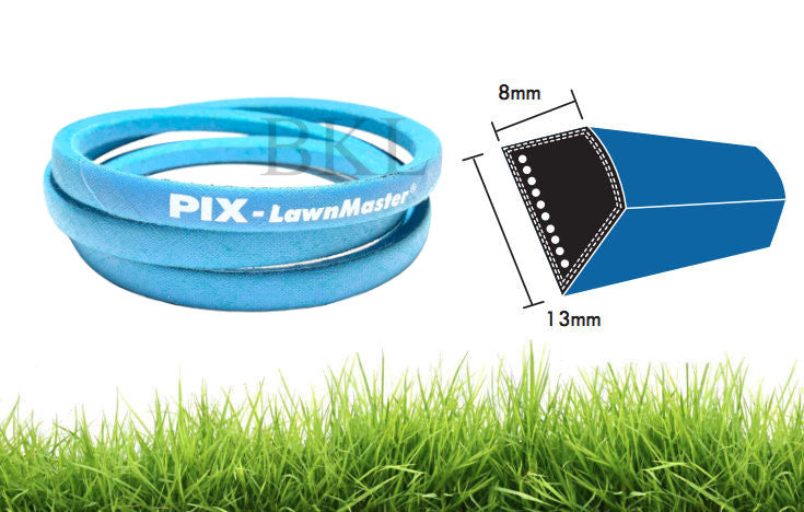 4L1000K PIX Lawn Master 13x8mm Blue Dry Cover Kevlar Wrapped V-Belt