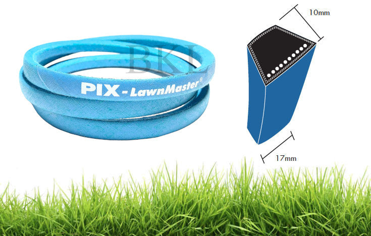 5L1090K PIX Lawn Master 17x10mm Blue Dry Cover Kevlar Wrapped V-Belt