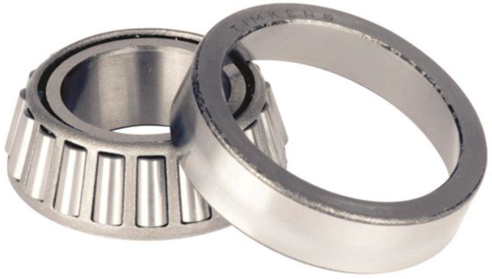 BKL Brand Imperial taper roller bearing priced cup & cone together 1 inch inside (25.40mm) x 1.98 inch outside (50.292mm) x 0.56 inch width (14.224mm), also known as 44643/44610