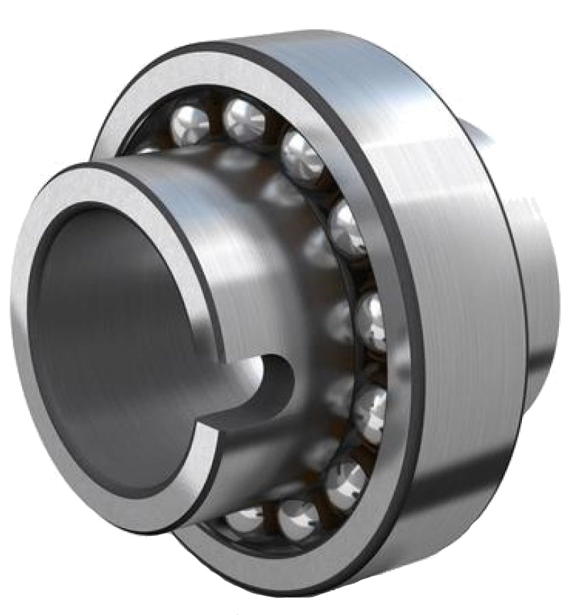 Self aligning ball bearing with an extended inner ring and polyamide cage 20mm inside x 47mm outside x 40mm wide, also known as 11204TN9, 11204TN, 11204TV