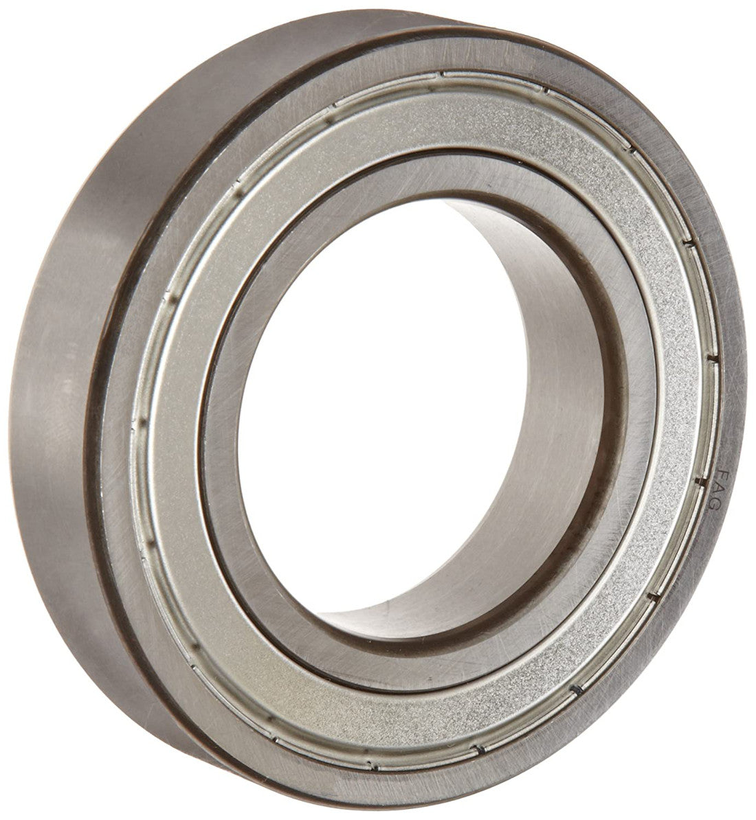 FAG Single row deep groove ball bearing with two metal shields 10mm inside x 26mm outside x 8mm width, also known as 6000ZZ, 6000Z, 60002ZR, 6000ZR, 6000-C-2Z