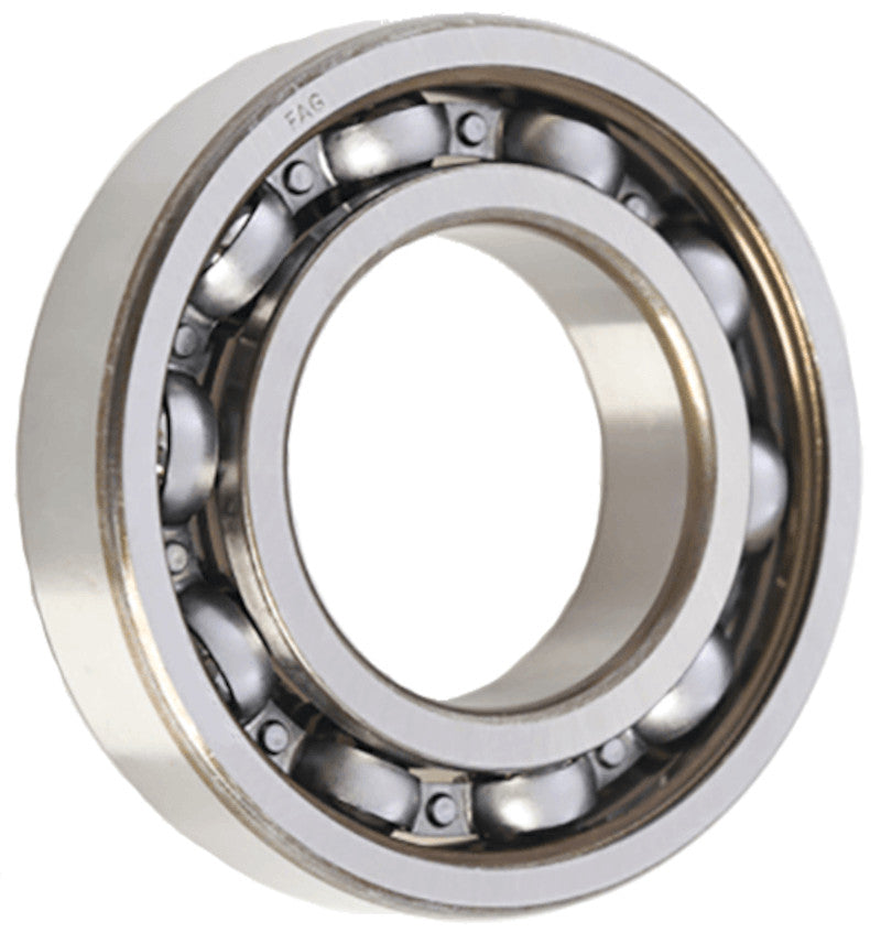 FAG Single row deep groove ball bearing 10mm inside x 26mm outside x 8mm width, also know as 6000-FAG, 6000