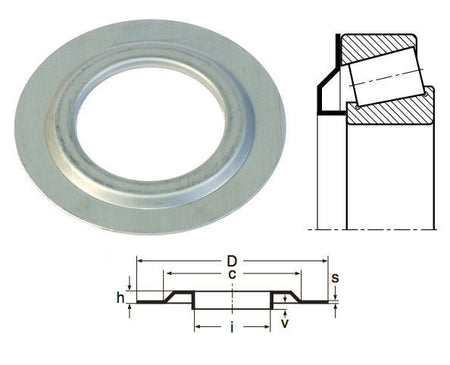 30204JV Nilos Ring for 30204 Taper Roller Bearings