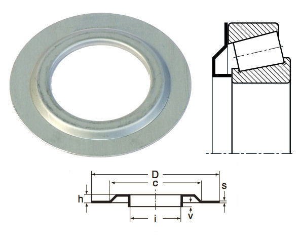 30204JV Nilos Ring for 30204 Taper Roller Bearings