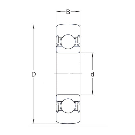 361207R Budget Brand Sealed Crowned Outer Single Row Cam Roller 35x80x17mm