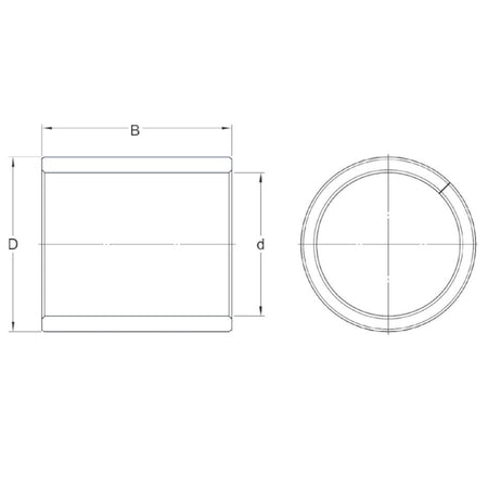 MB80100BU Dunlop Split Bush Bearing 80x85x100mm