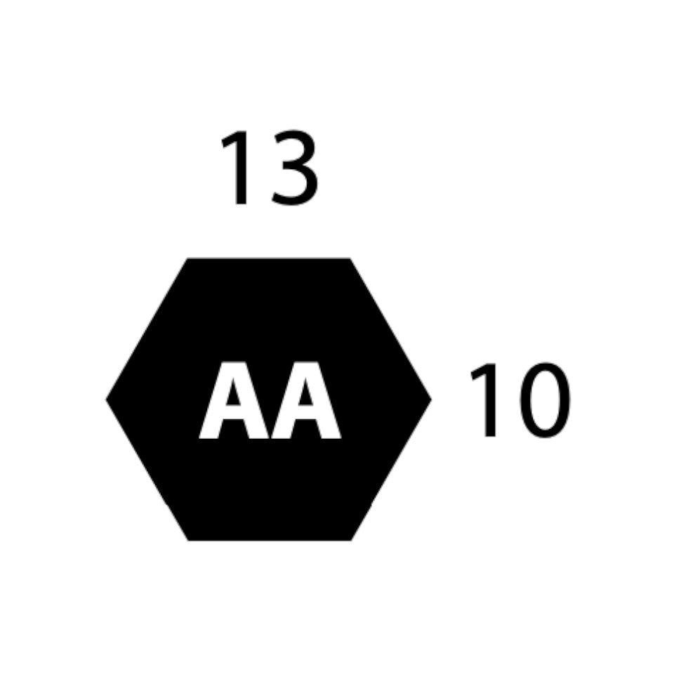 AA83 Dunlop Hexagonal Double Sided Drive Belt