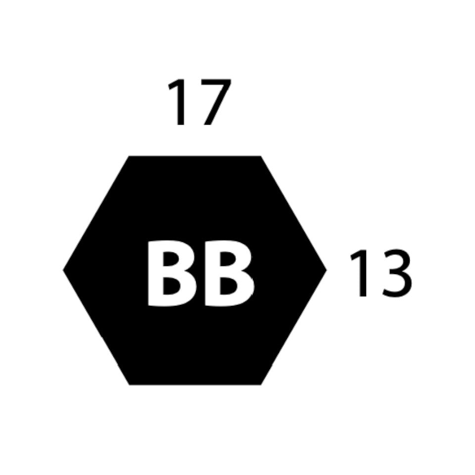 BB174 Dunlop Agri Double Sided Drive Belt
