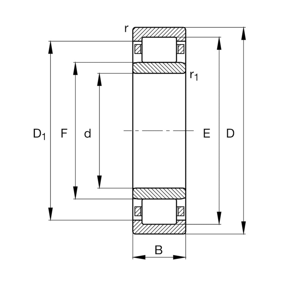 NU202-E-XL-TVP2-C3 FAG Cylindrical Roller Bearing 15x35x11mm