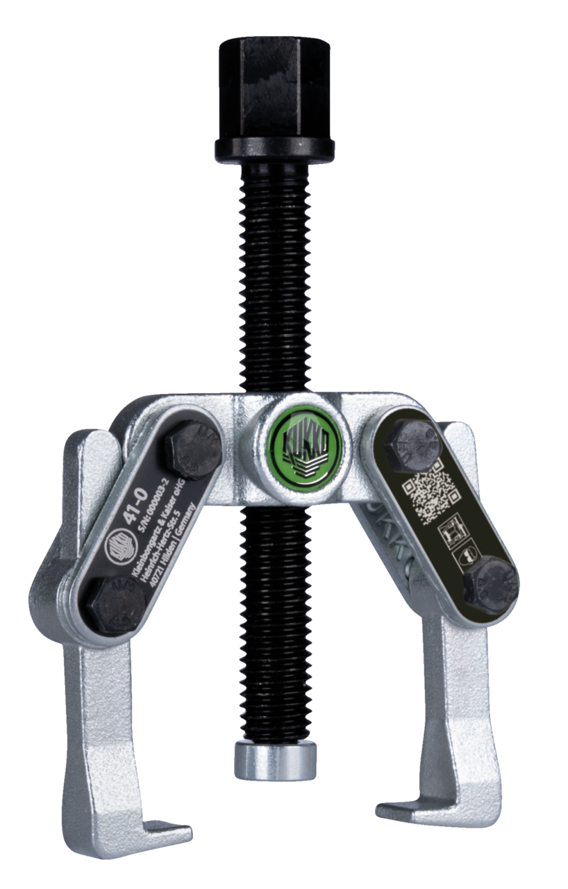 41-0 Kukko 2-jaw universal puller with swiveling puller legs, up to 60 mm clamping range, 40 mm clamping depth