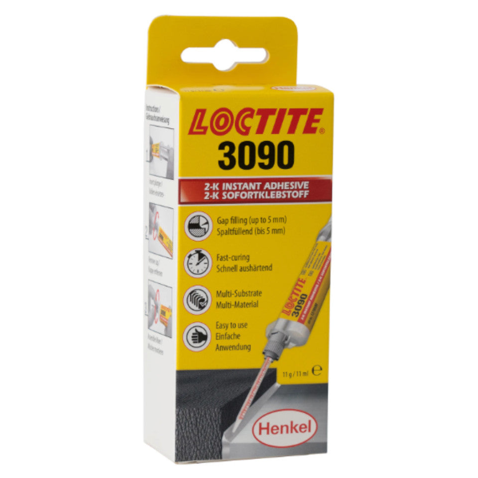 Loctite 3090 Two Component Fast Fixing, Gap Filling Instant Adhesive 10g