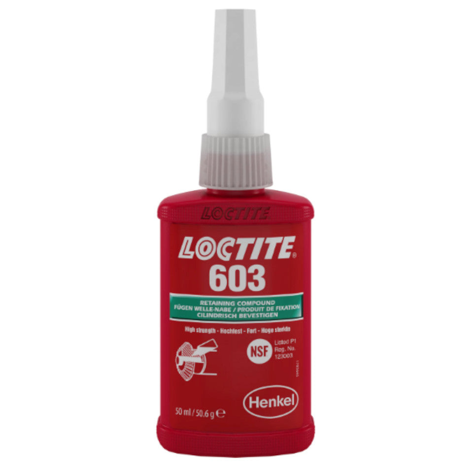 Loctite 603 High Strength Retaining Compound Ideal for Bearings 50ml