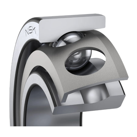 7208BW NSK Single Row Angular Contact Ball Bearing 40x80x18mm