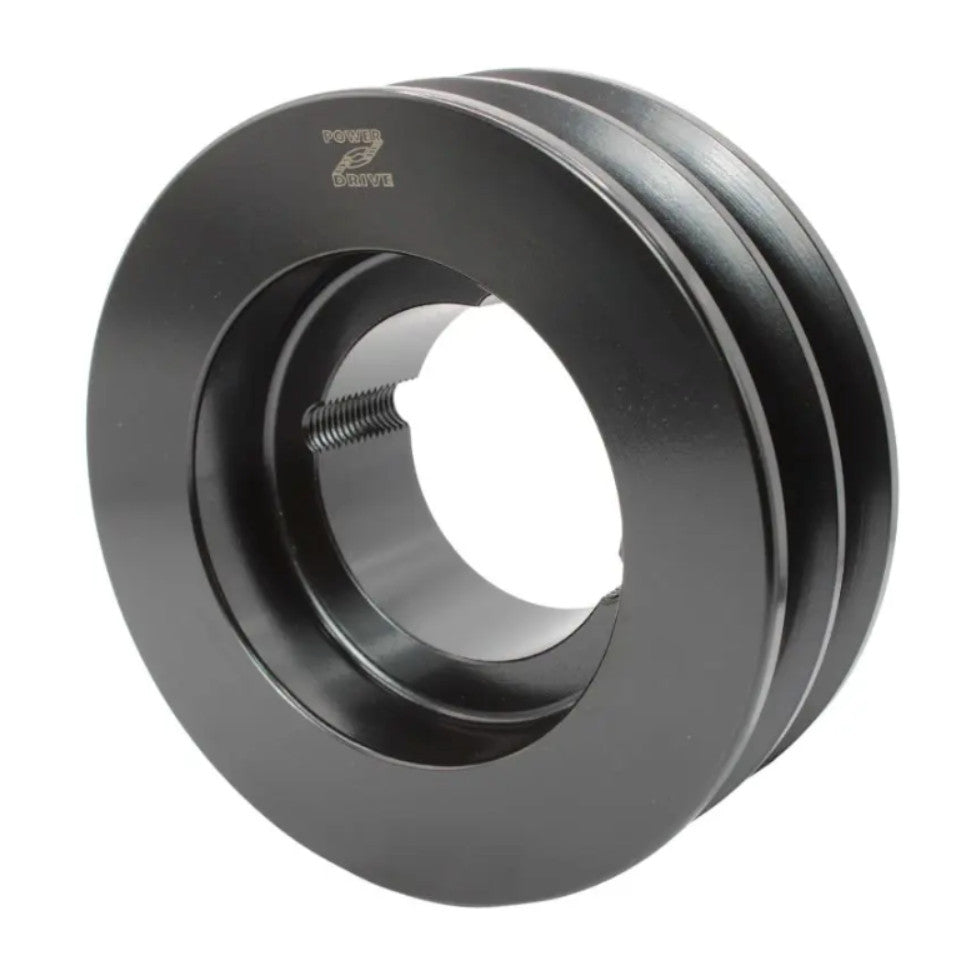 SPA080-2 80mm Pitch Diameter 2 Groove Tapered Bush V Pulley