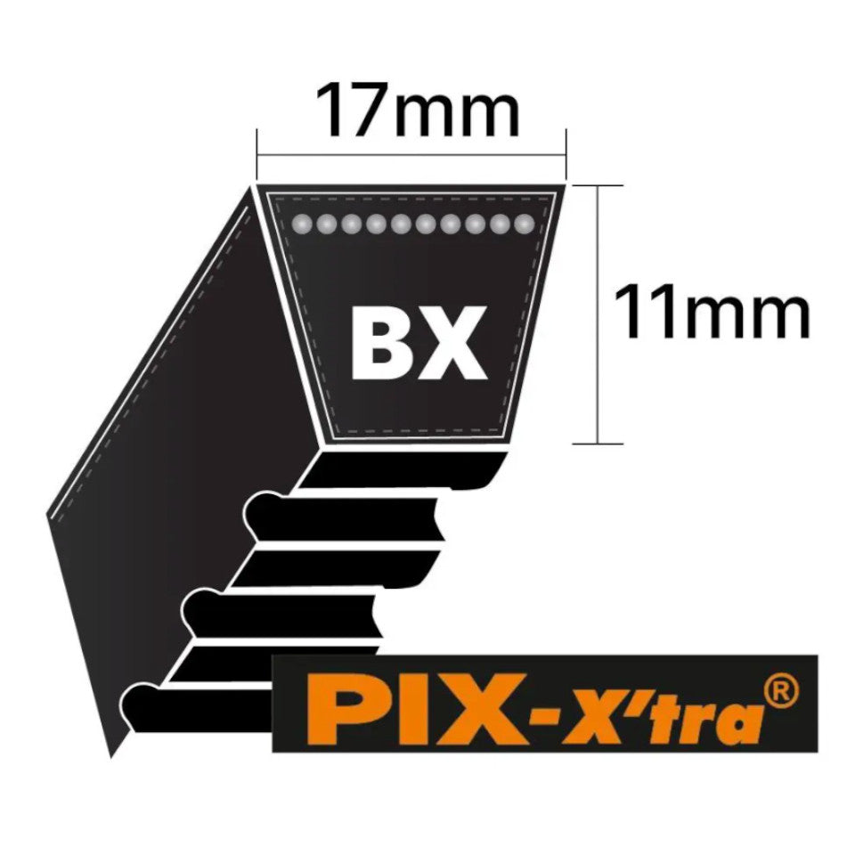 BX44.5 PIX Cogged V Belt