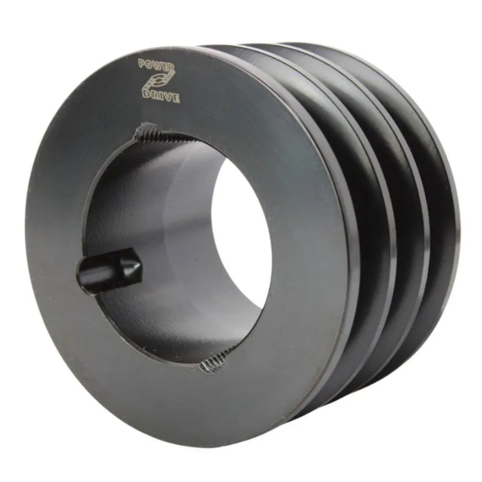 SPZ112-3 112mm Pitch Diameter 3 Groove Tapered Bush V Pulley