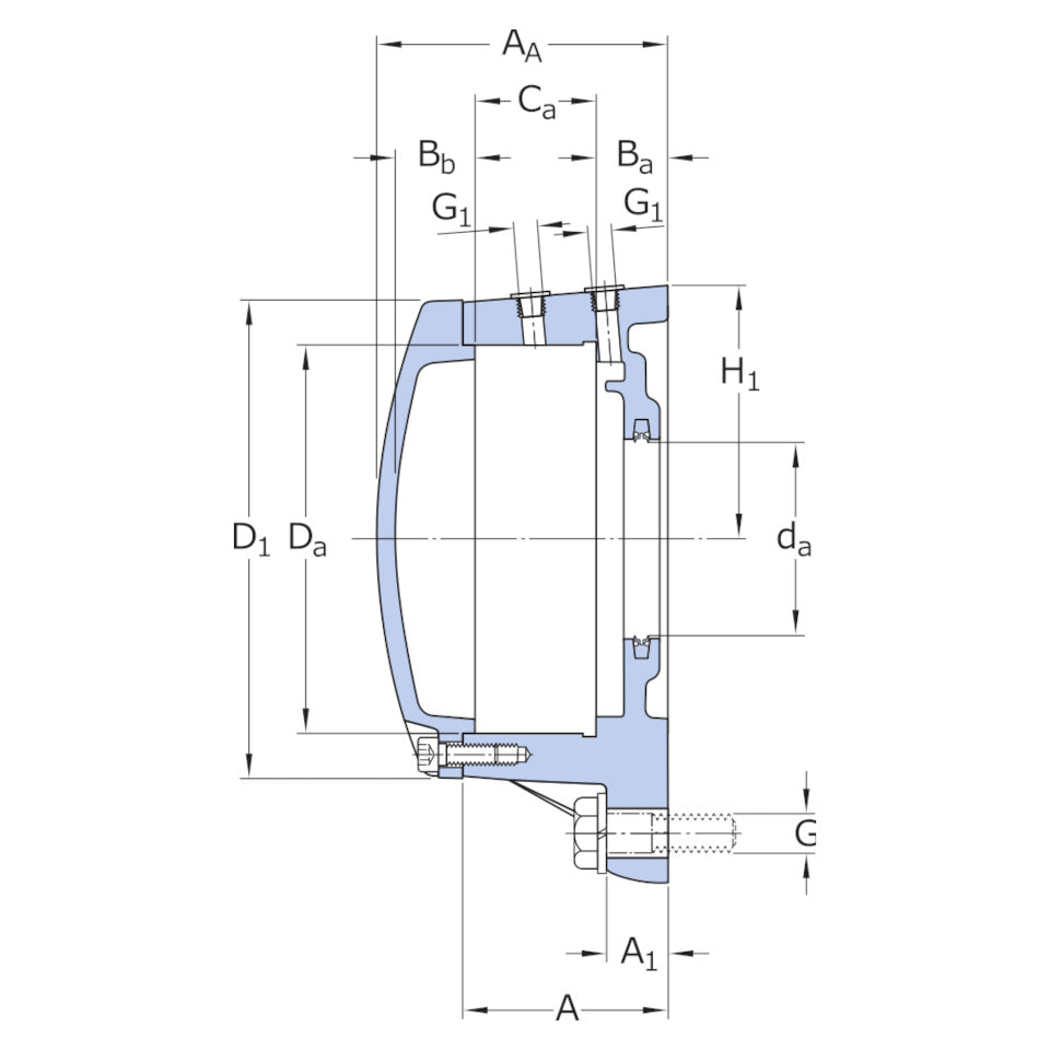 SKF FNL522A flanged bearing housing – representative image 2