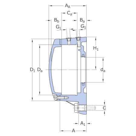 SKF FNL522A flanged bearing housing – representative image 2