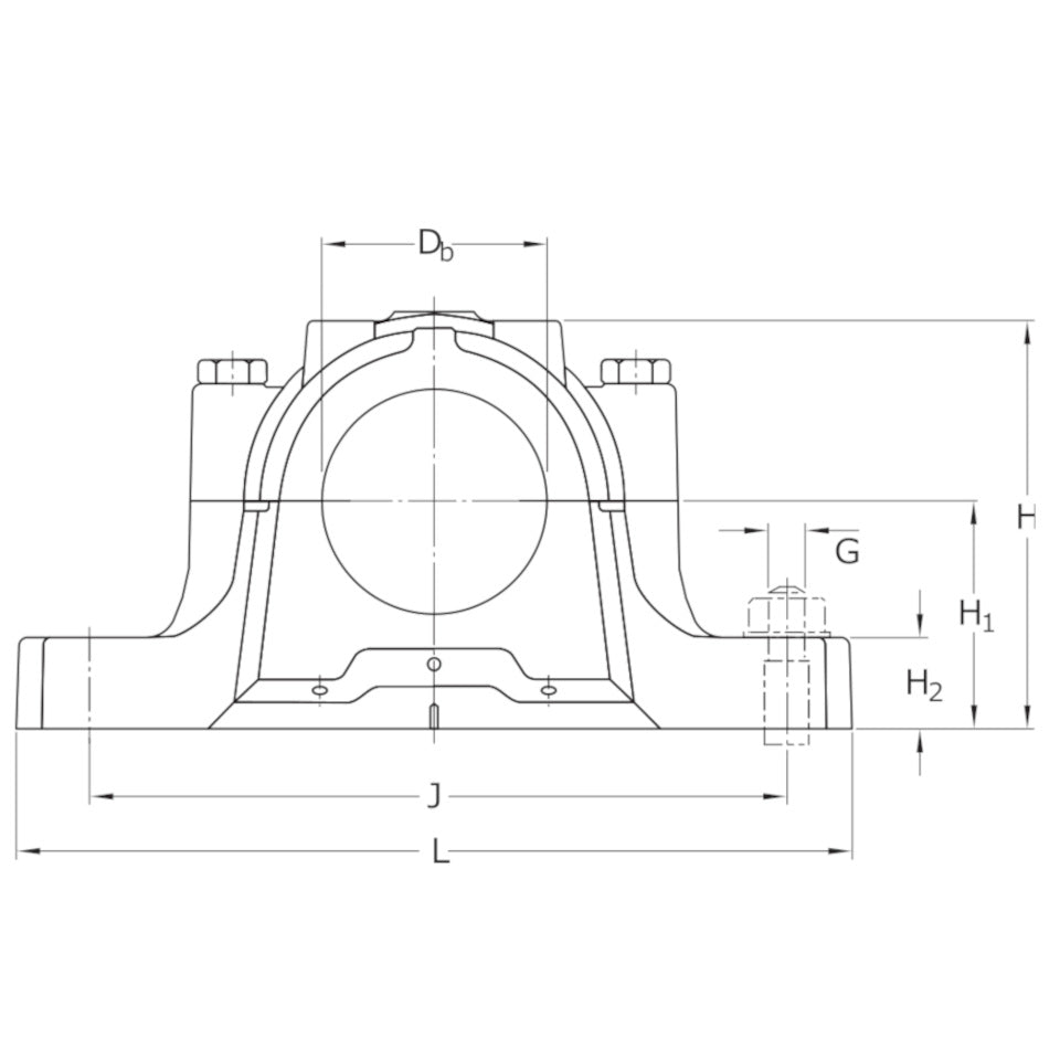 SKF SNL532 split plummer block housing – representative image 3