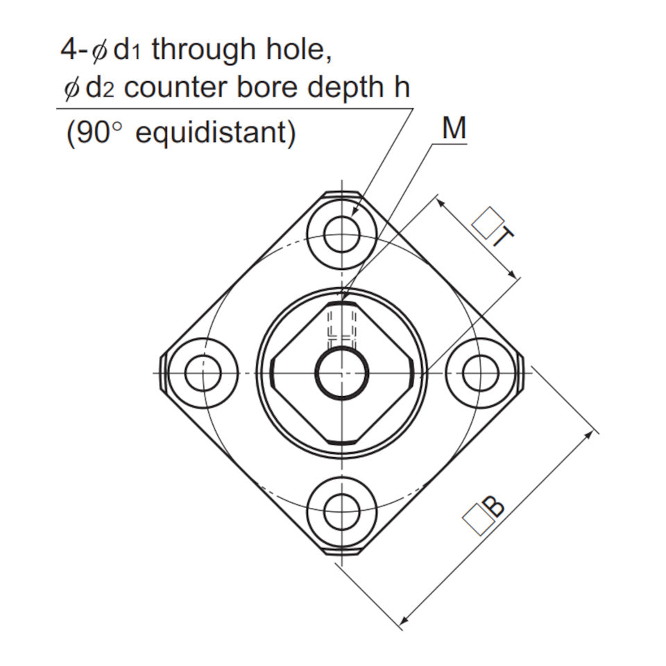 FK8 THK Ball Screw Support Unit