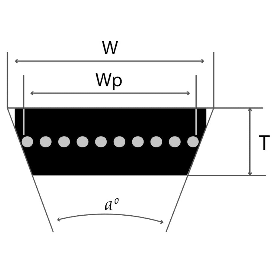 VS40W1800 Variable Speed V-Belt