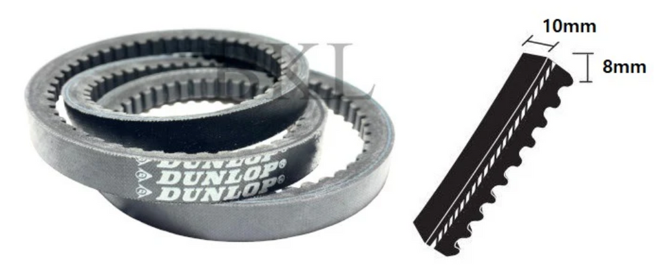 AVX10X1300 Dunlop Automotive Cogged V Belt