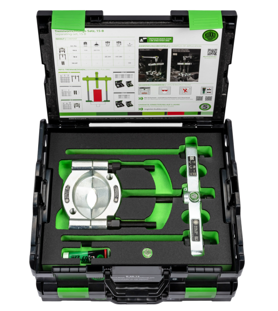K-20-15 Kukko Universal Puller Set with Separator