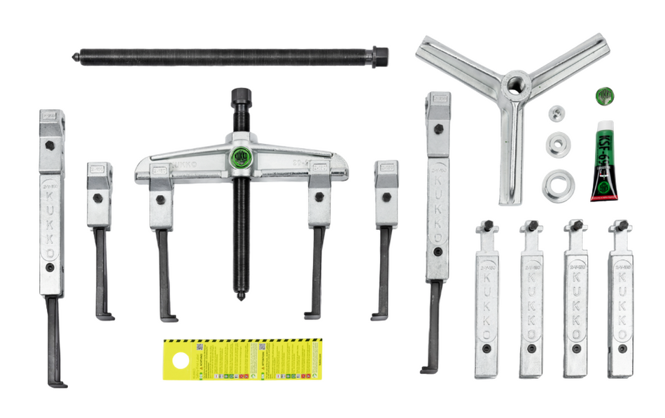 K-2030-20-S Kukko Set of Two and Three Arm Pullers with Narrow Jaws