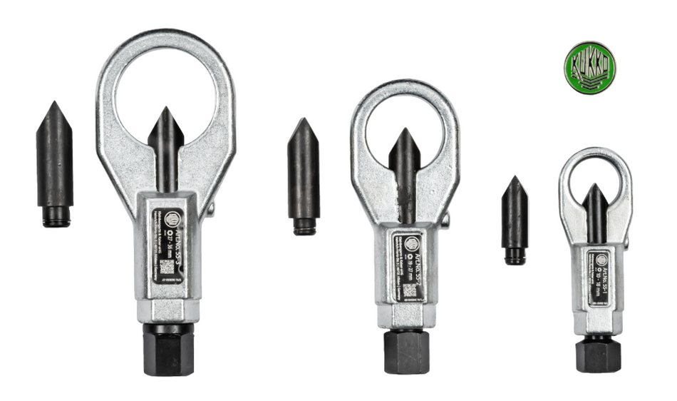 K-55-B Kukko 4-Piece Mechanical Nut Splitter Set