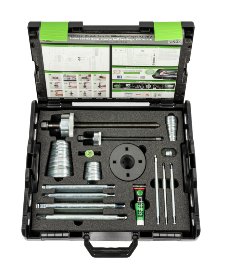 KS-70-A-K Kukko Deep Groove Ball Bearing Puller Set