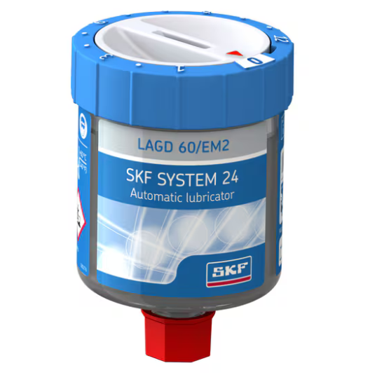 SKF LAGD60/EM2 Automatic Lubricator with LGEM 2 Grease, 60ml