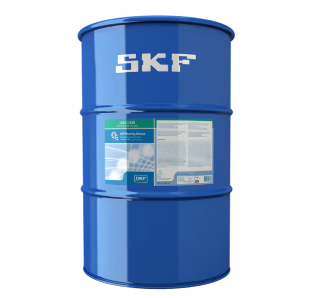 SKF LGEV2 Extremely High Viscosity Bearing Grease with Solid Lubricants 180 Kg Drum 1-2 Days