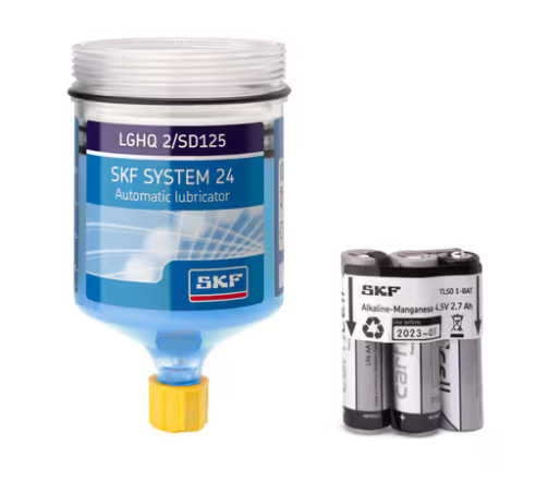 SKF LGHQ2/SD125 Automatic Lubricator with 250ml LGFG2 Grease - Delivery 1-2 Working Days