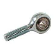 MPL-M16SS Dunlop Left Hand Metric Stainless Steel / Nylon Male Rod End M16x2.00 Thread 16mm Bore