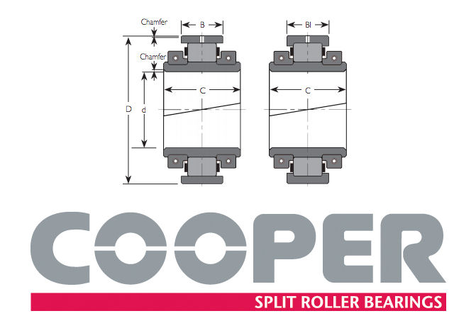 01EB204 GR Cooper Fixed Bearing 2.1/4 inch Bore image 2