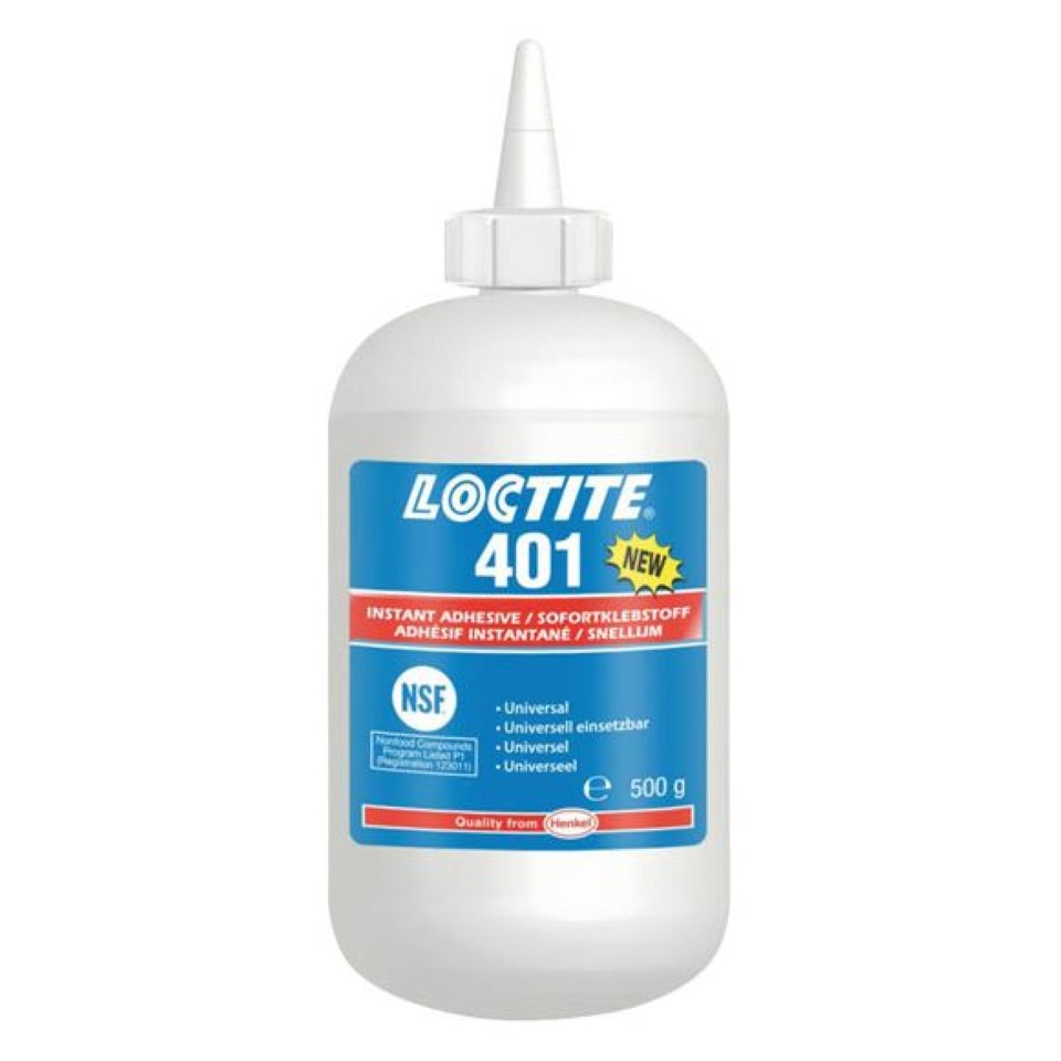 Loctite 401 General Purpose, Fast Curing Instant Adhesive 500g image 2