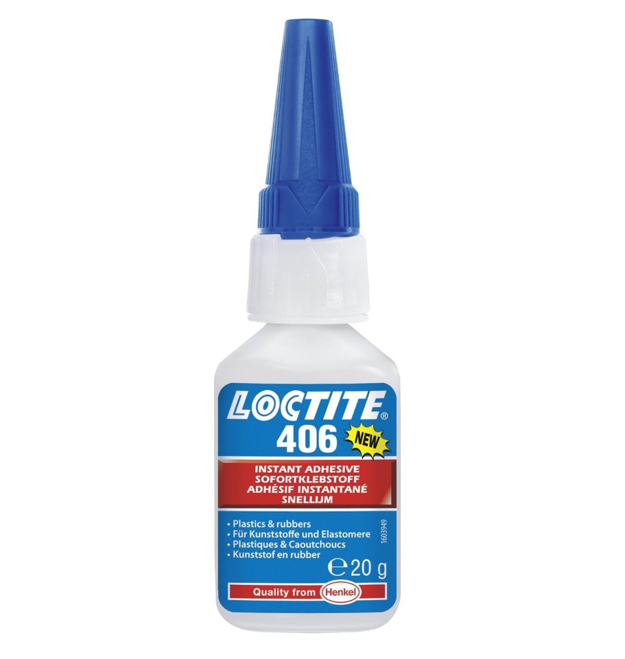 Loctite® 406 Instant Adhesive Low Viscosity - Plastic & Rubber